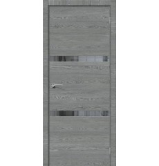 Дверь межкомнатная эко шпон Порта-55 4AF West Skyline / Mirox Grey